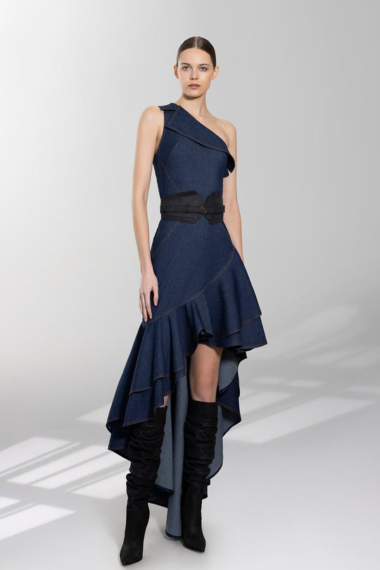 Hertrove Navy Dresses-