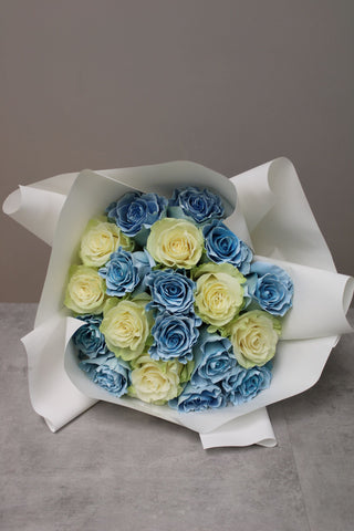 blue rose bouquet vancouver