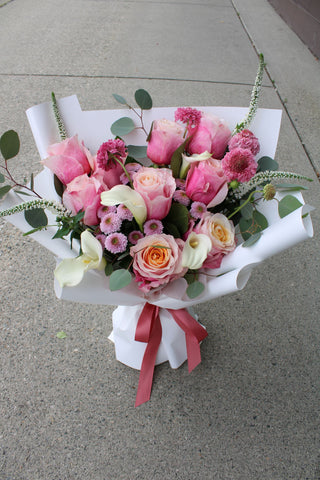 Pink Bouquet Vancouver Florist