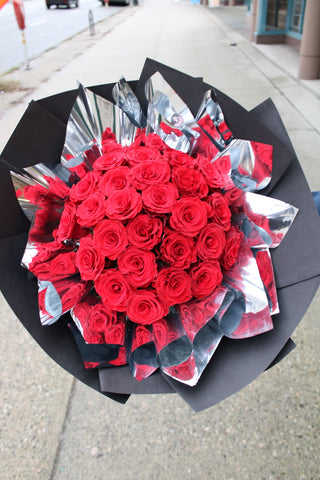 Knight & Shining Armor Rose Bouquet Vancouver