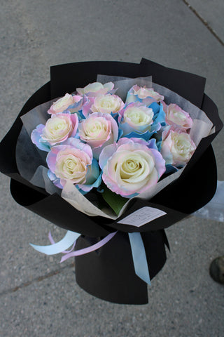 Tinted Aurora Bouquet Vancouver Flower Delivery
