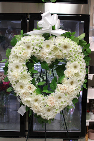 Funeral Heart Wreath Vancouver Delivery