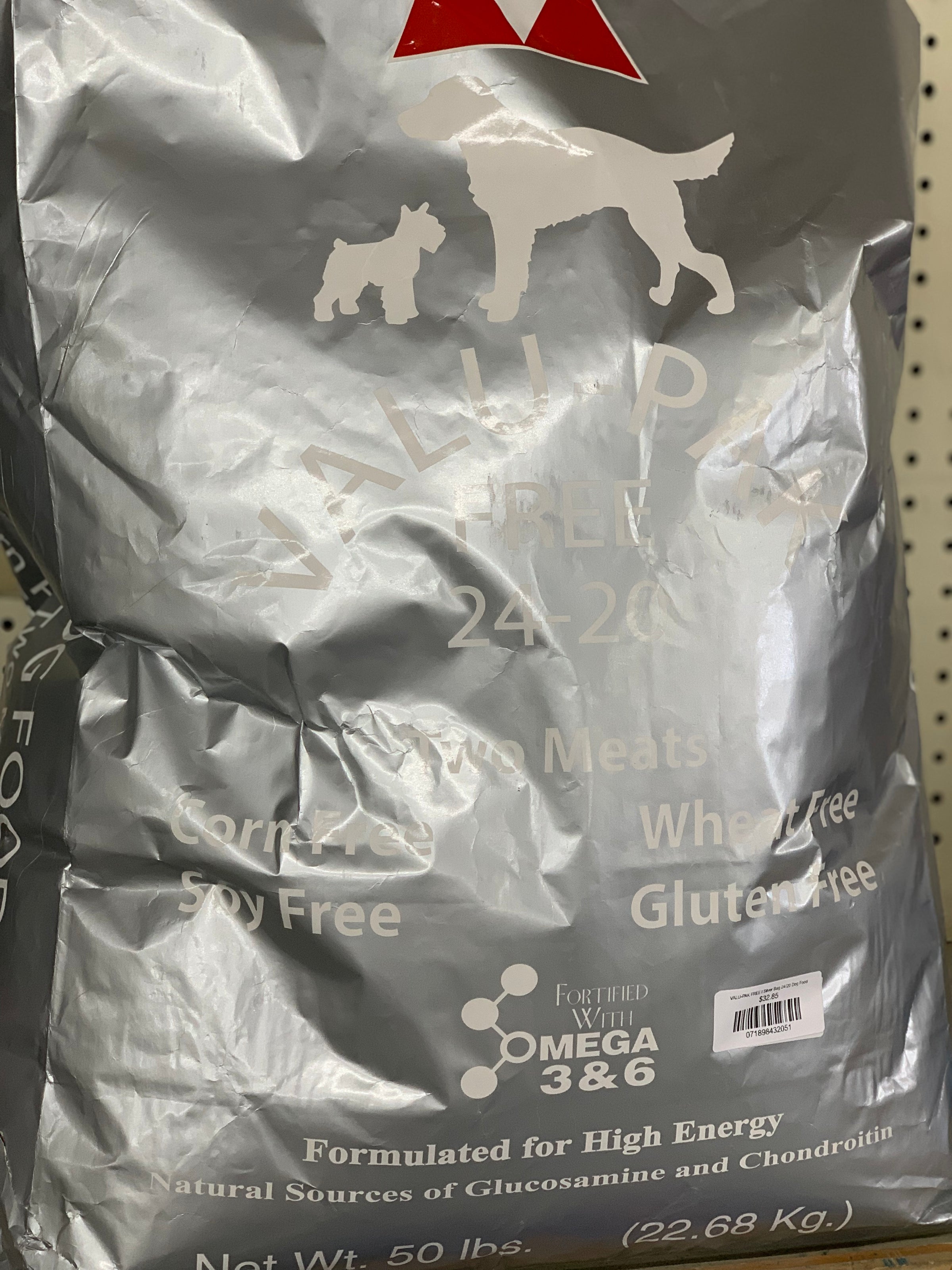 VALU-PAK FREE l Silver Bag 24/20 Dog Food – 56 FEED CO