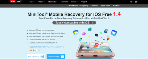 MiniTool iPhone Recovery Software