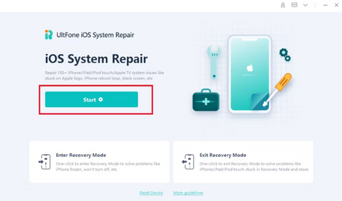 Fix iPhone Boot Loop with UltFone iOS System Repair