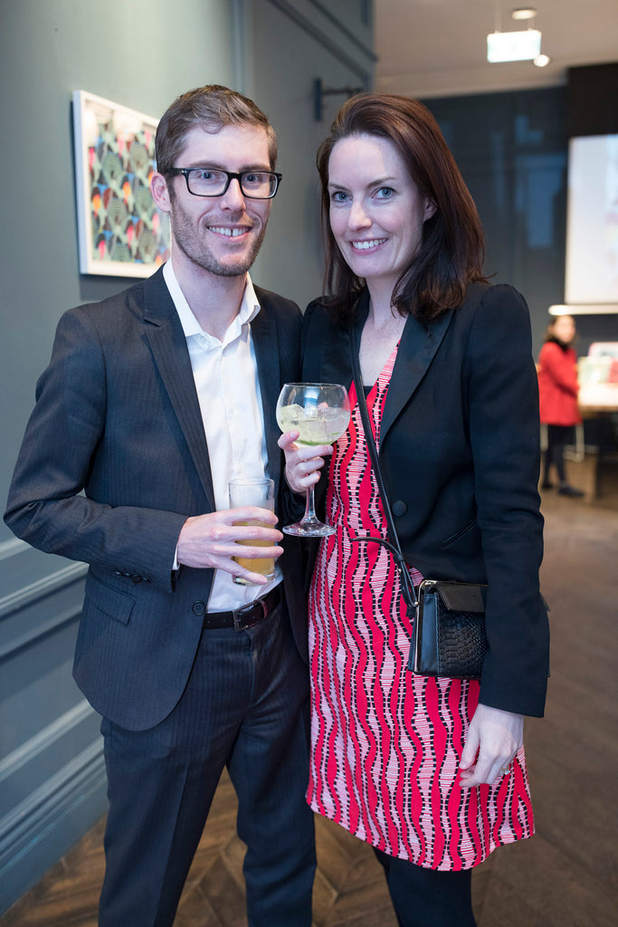 EOxLH launch Tadhg Whelan, Kildare and Sarah Lawn ,  at the launch of Edge Only x Leah Hewson