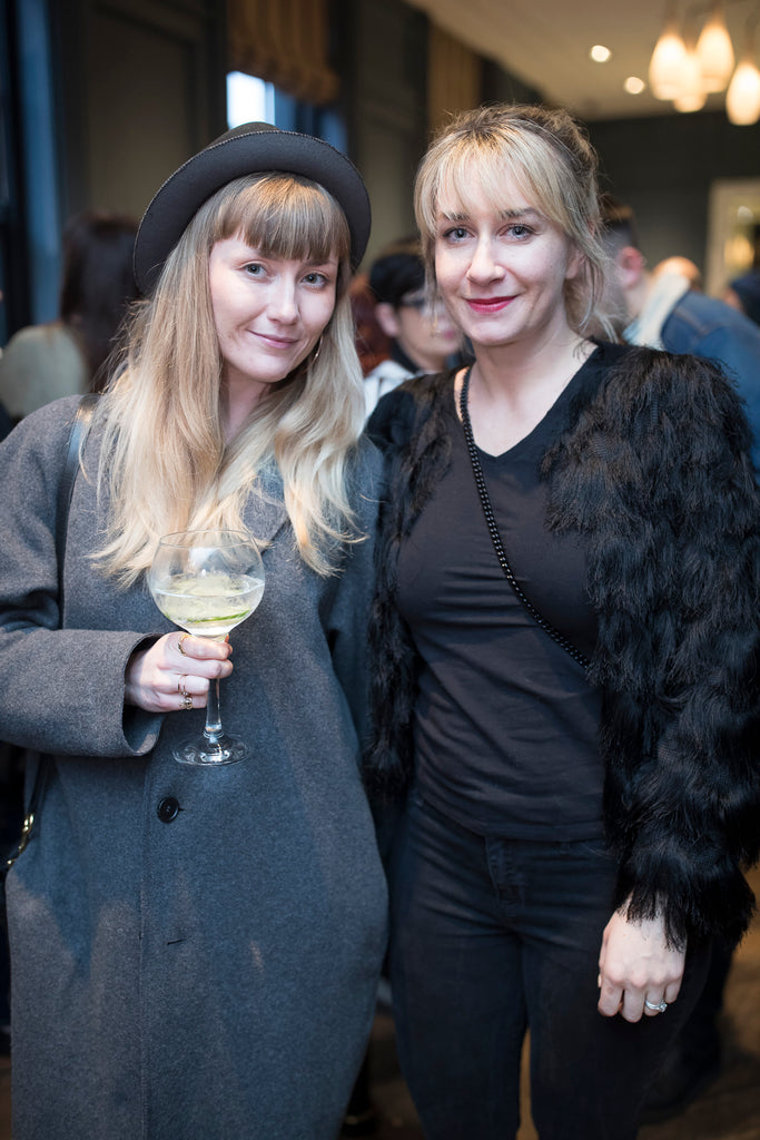 Emma Hewson EOxLH Launch Jenny Huston and Leah Hewson the launch of their jewellery and fine art collaboration, Edge Only x Leah Hewson at The Dean Dublin web