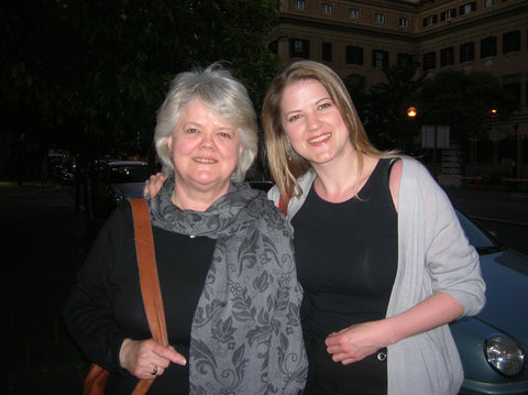 Jane Huston and Jenny Huston, Rome Italy May 2008