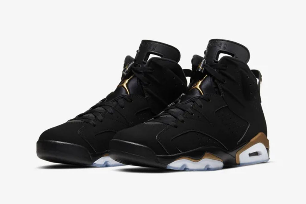 AIR JORDAN 6 DMP BLACK GOLD COLOR 