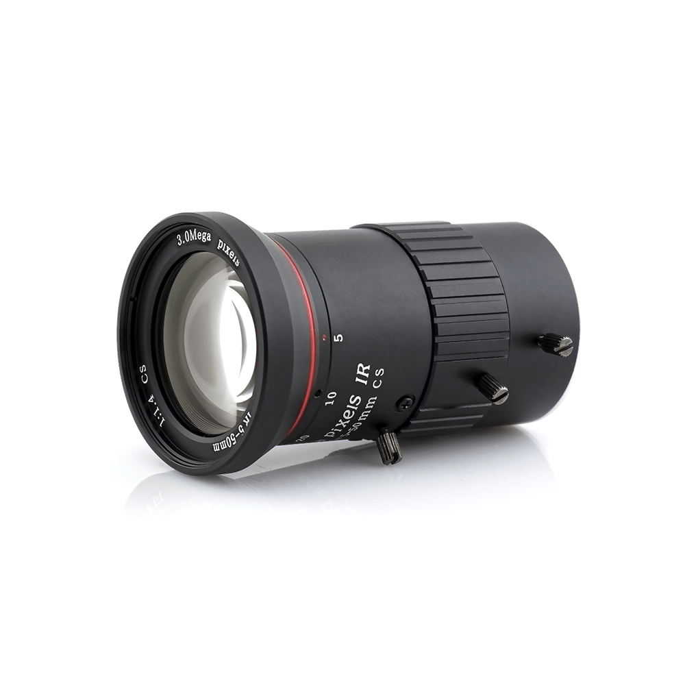 AIDA Imaging HD Varifocal 5.0-50mm Manual Iris CS Mount Lens