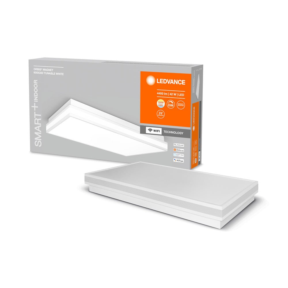 Chytré stmívatelné WiFi LED světlo MAGNET 600x300, bílé