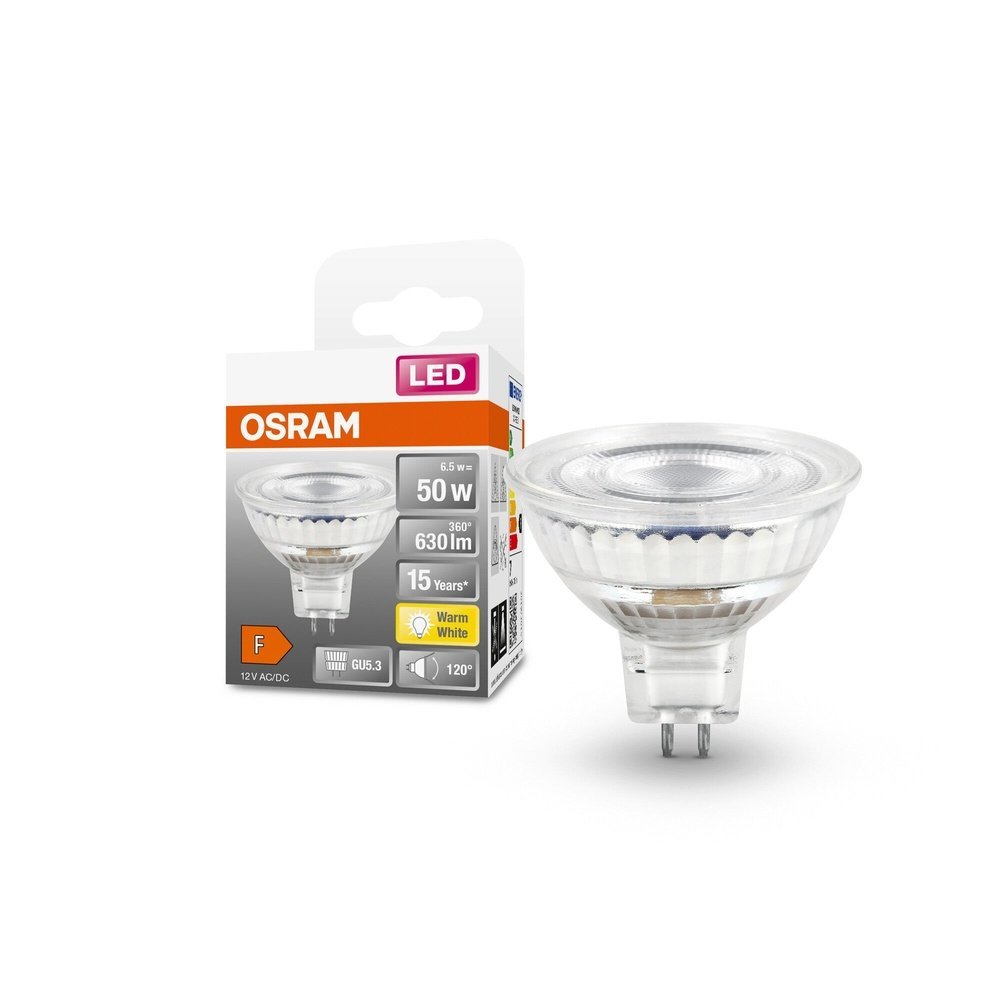 LED bodovka GU5.3 STAR 6.5 W, teplá bílá