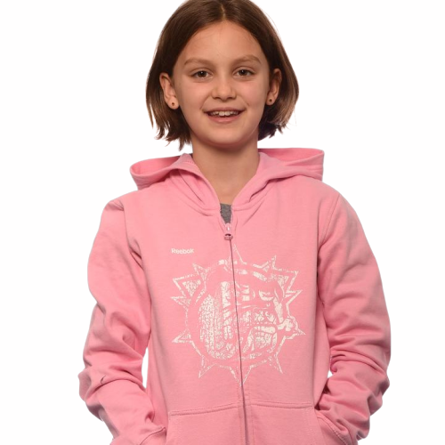 youth pink hoodie