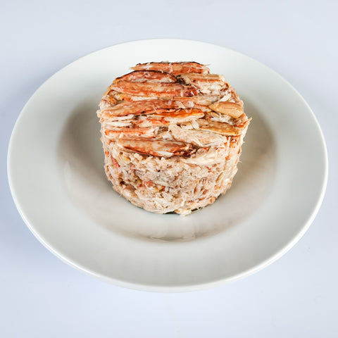 Culinary Reserve claw crab meat in a white bowl