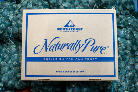 Naturally Pure oysters and shellfish packaging