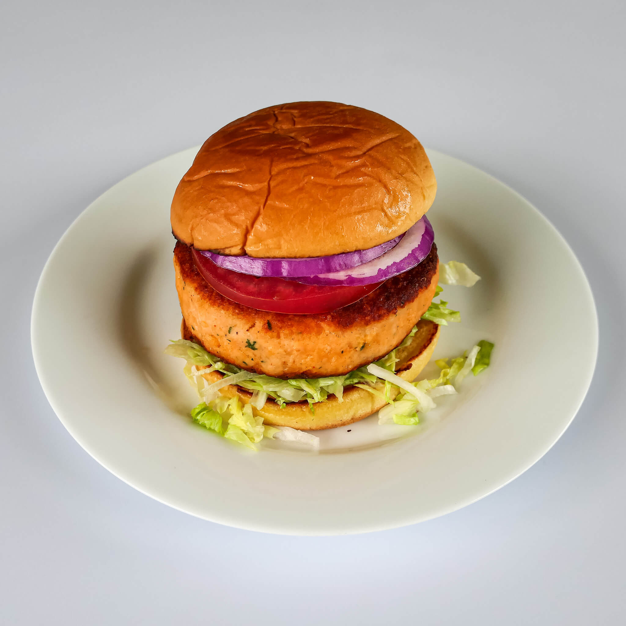 Frozen Salmon Burgers North Coast Seafoods