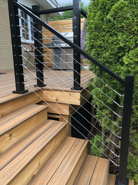 Cable railing ideas for stairs – Gauthier De LaPlante