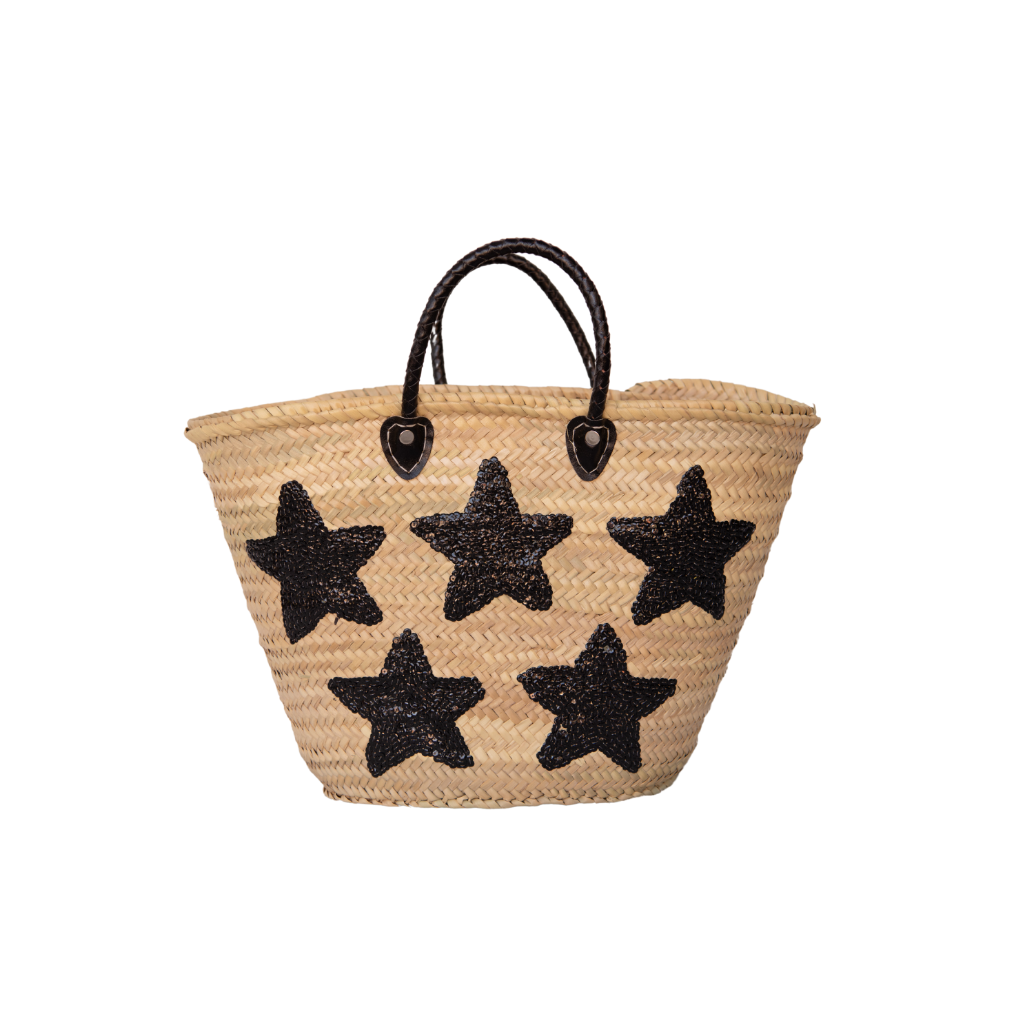 Large Straw Tote with Multi-Colored Sequins – Sand and Straw