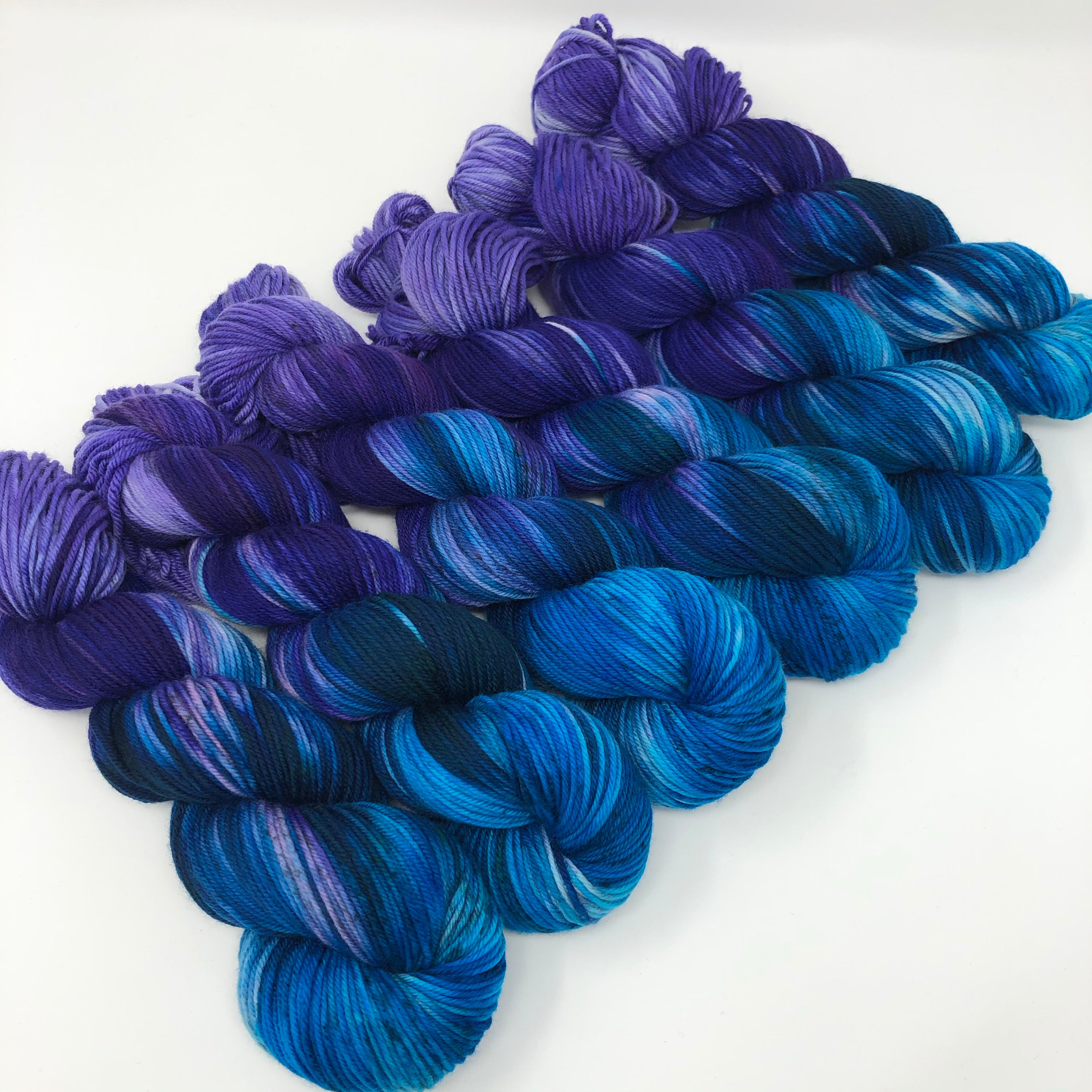 Figment sparkly sock yarn Starry Night – Deep Dyed Yarns