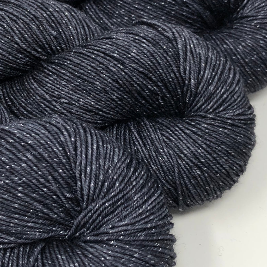 Figment sparkly sock yarn Black Hills – Deep Dyed Yarns