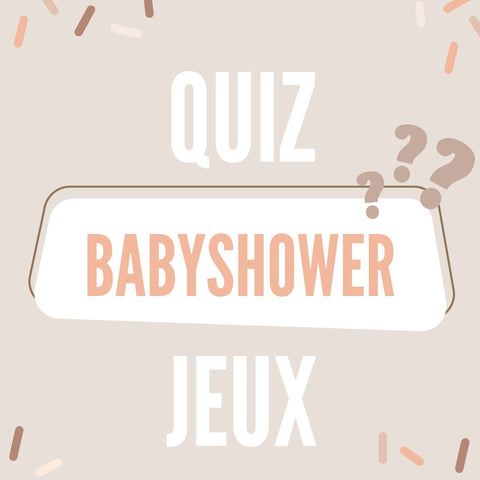 Jeu de baby shower