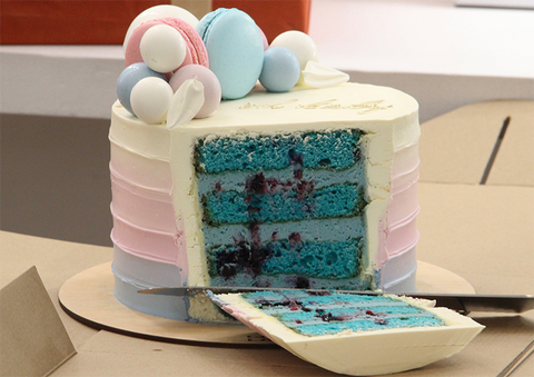 Gateau gender reveal