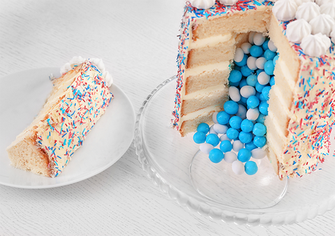 gateau gender reveal