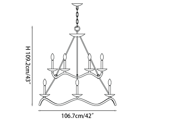 Choros Double Layer Chandelier