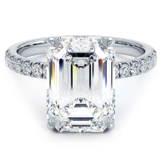Emerald Cut Lab Diamond Engagement Rings – Liori Diamonds