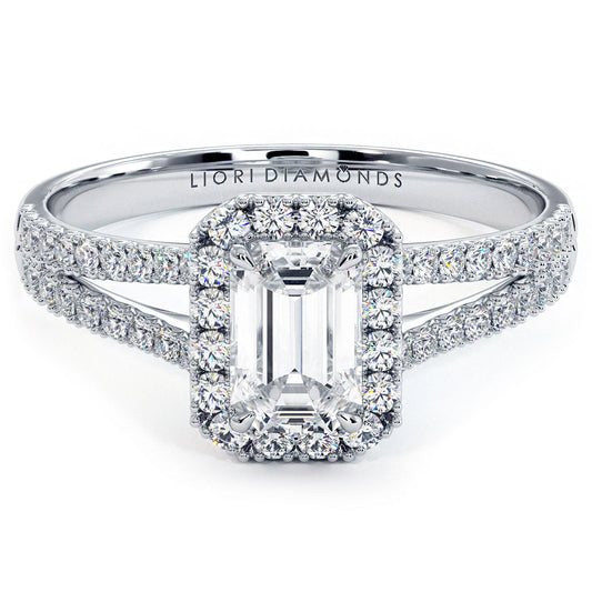 Emerald Cut Lab Diamond Engagement Rings – Liori Diamonds