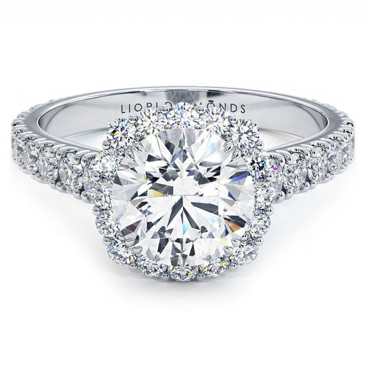 Moissanite or Lab-grown Diamond Extra Bold Engagement Ring - LOLiDE