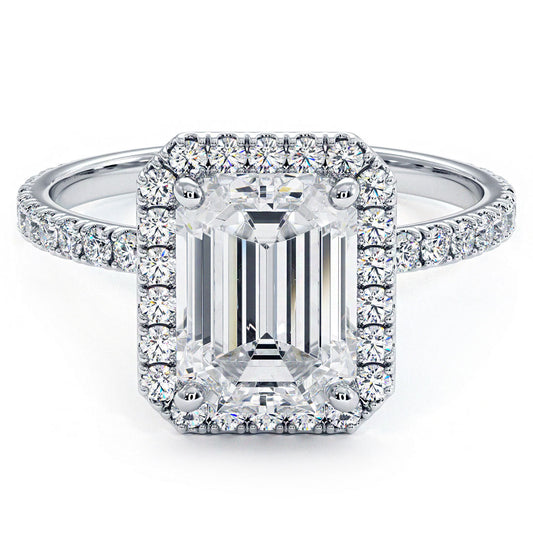 Emerald Cut Lab Diamond Engagement Rings – Liori Diamonds