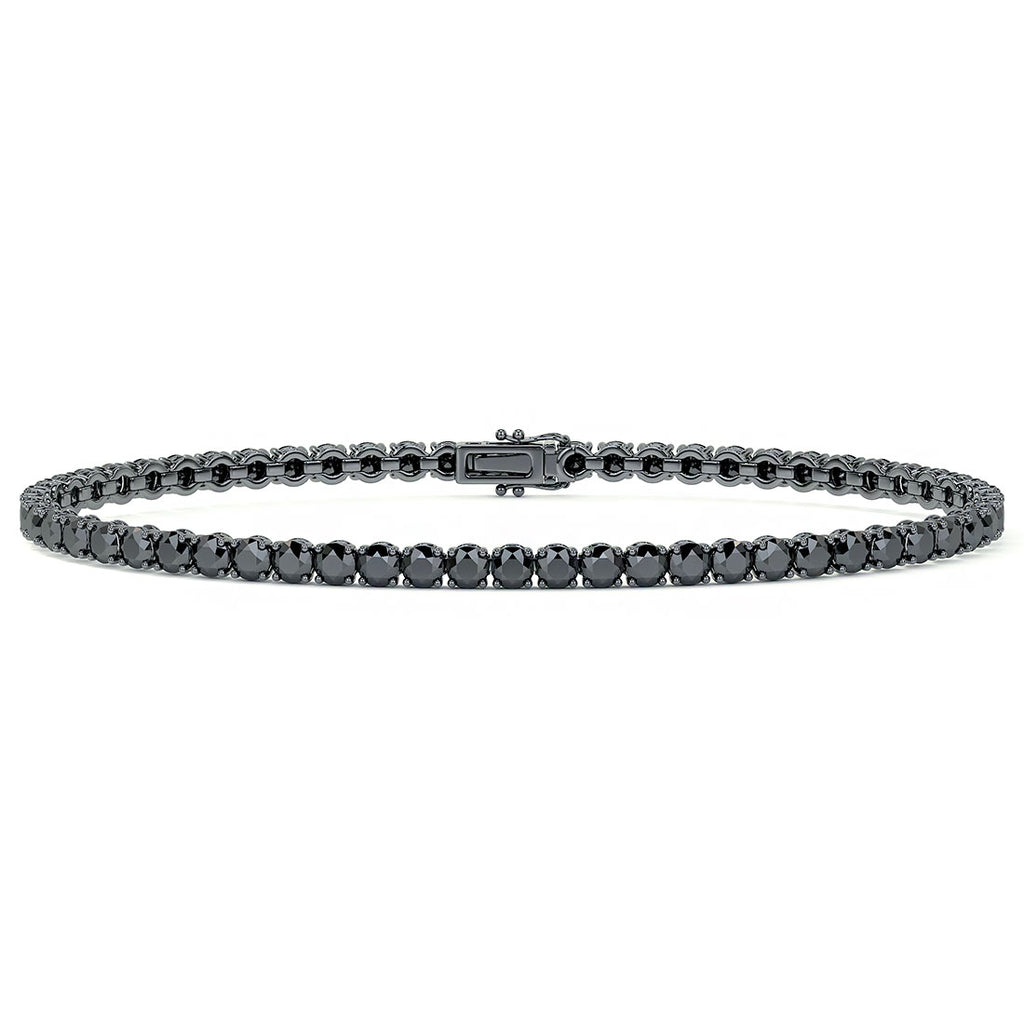 14 carat black diamond bracelet