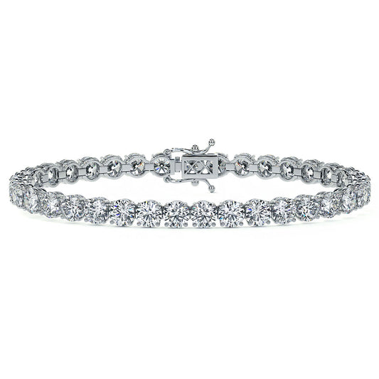 15 Ct Round Diamond 14k White Gold Tennis Bracelet 33 X 0.45-0.47 Ct GIA  E-F VS - Etsy