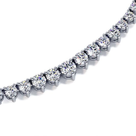 Real Diamonds Round Ladies Diamond Bracelet, Weight: 6 To 7 Grams at Rs  25000 in Surat