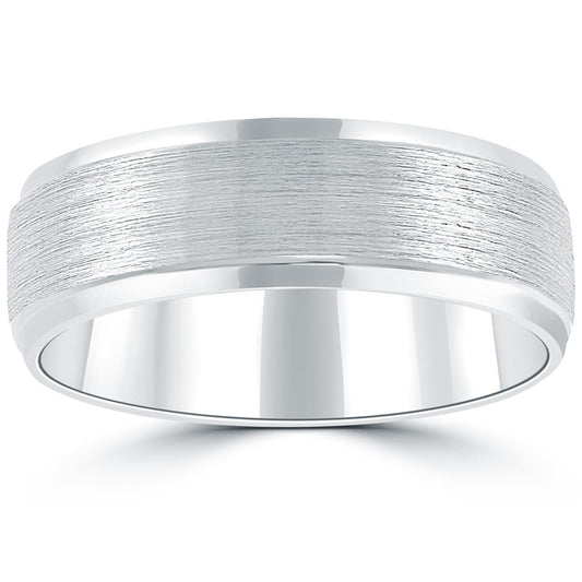 14kW Beveled Edge Wedding Band 2037-12