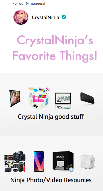 CrystalNinja's Favorite Things on Amazon!