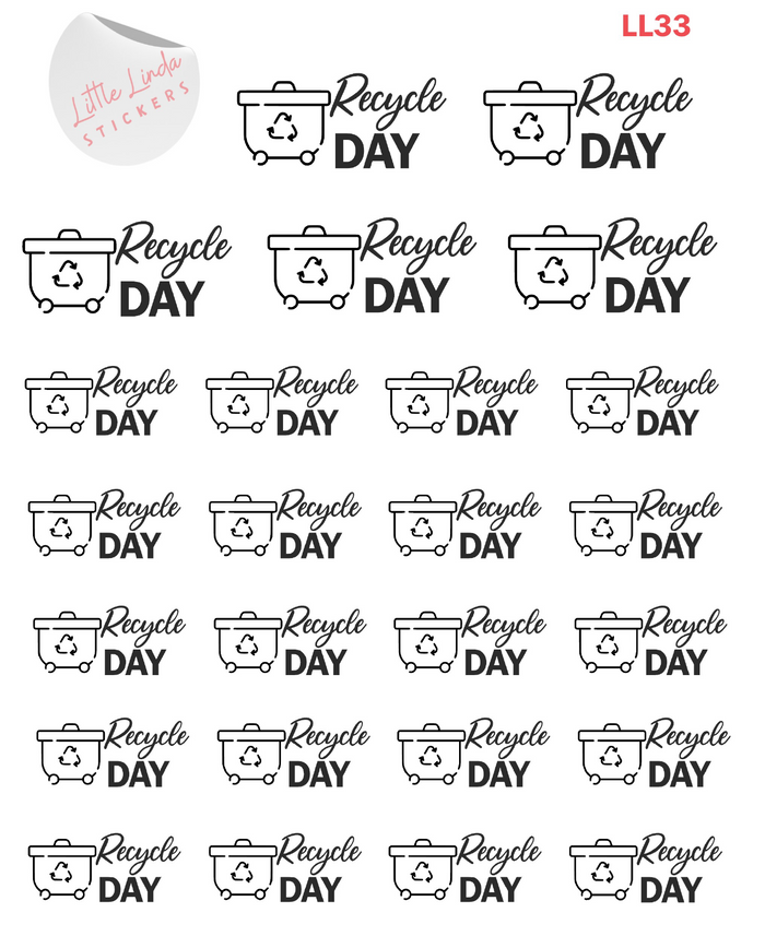 Days of the Week Stickers – Little Linda Stickers