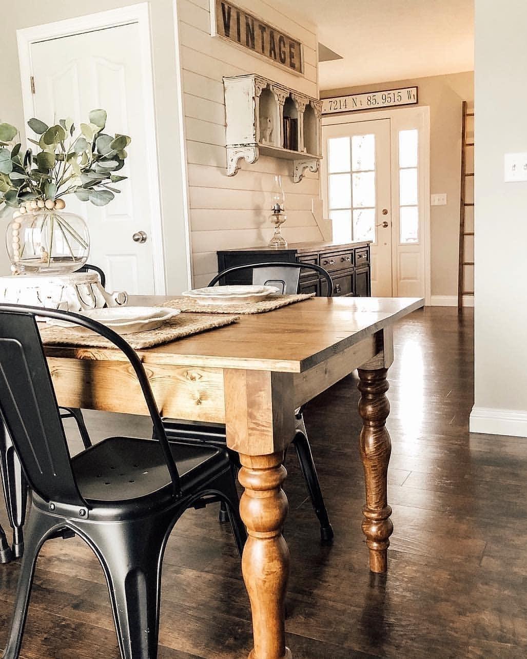 farmhouse wooden table legs