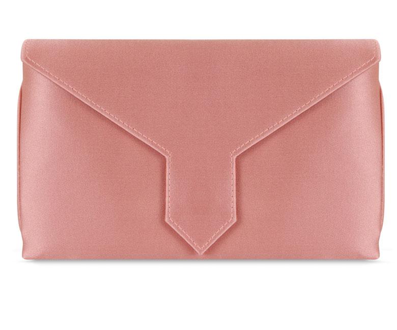 dusty pink clutch bag