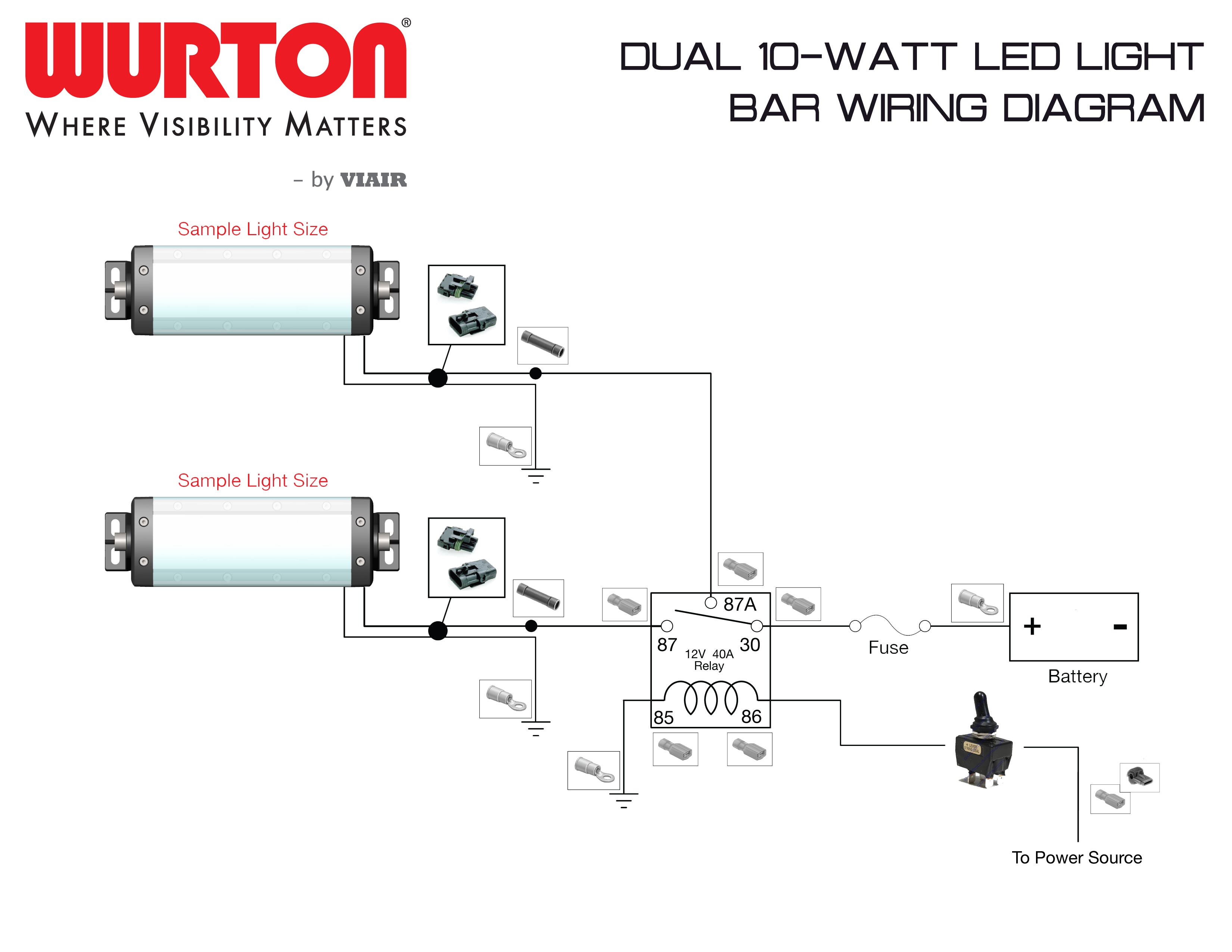 Wiring Diagrams - Wurton Offroad LED Lighting