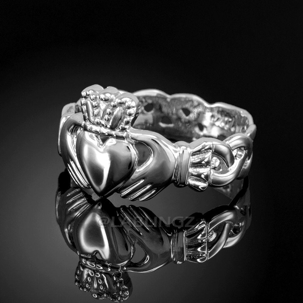 Women's Irish Silver Claddagh Ring | Scotland House, Ltd.