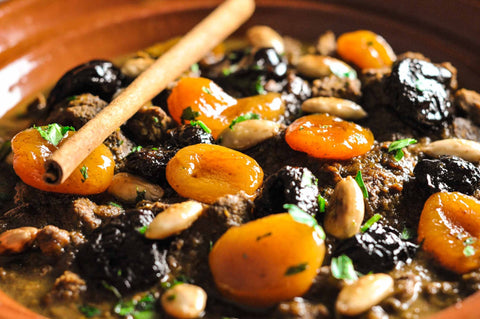 Moroccan Lamb Tagine with Prunes & Apricots