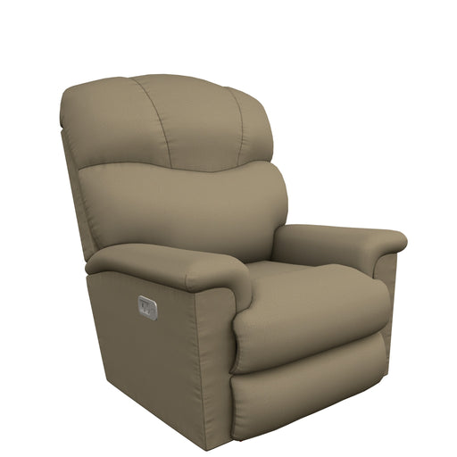 AMBROSE POWER ROCKER RECLINER WITH HEADREST AND LUMBAR SUPPORT