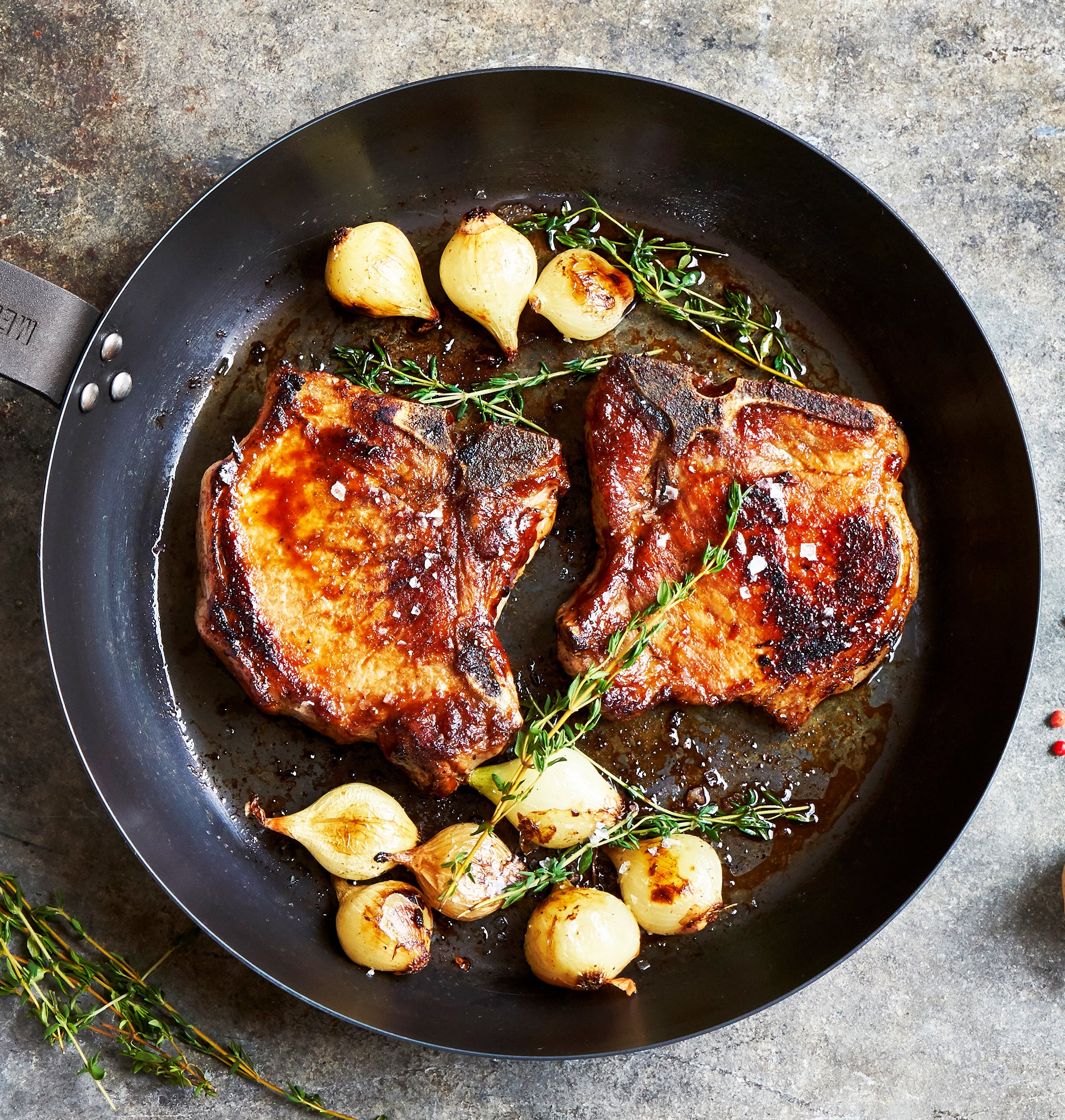 Merten and Storck | Pan-Seared Pork Chops