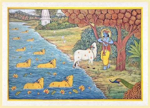 krishna pichwai painting buy now