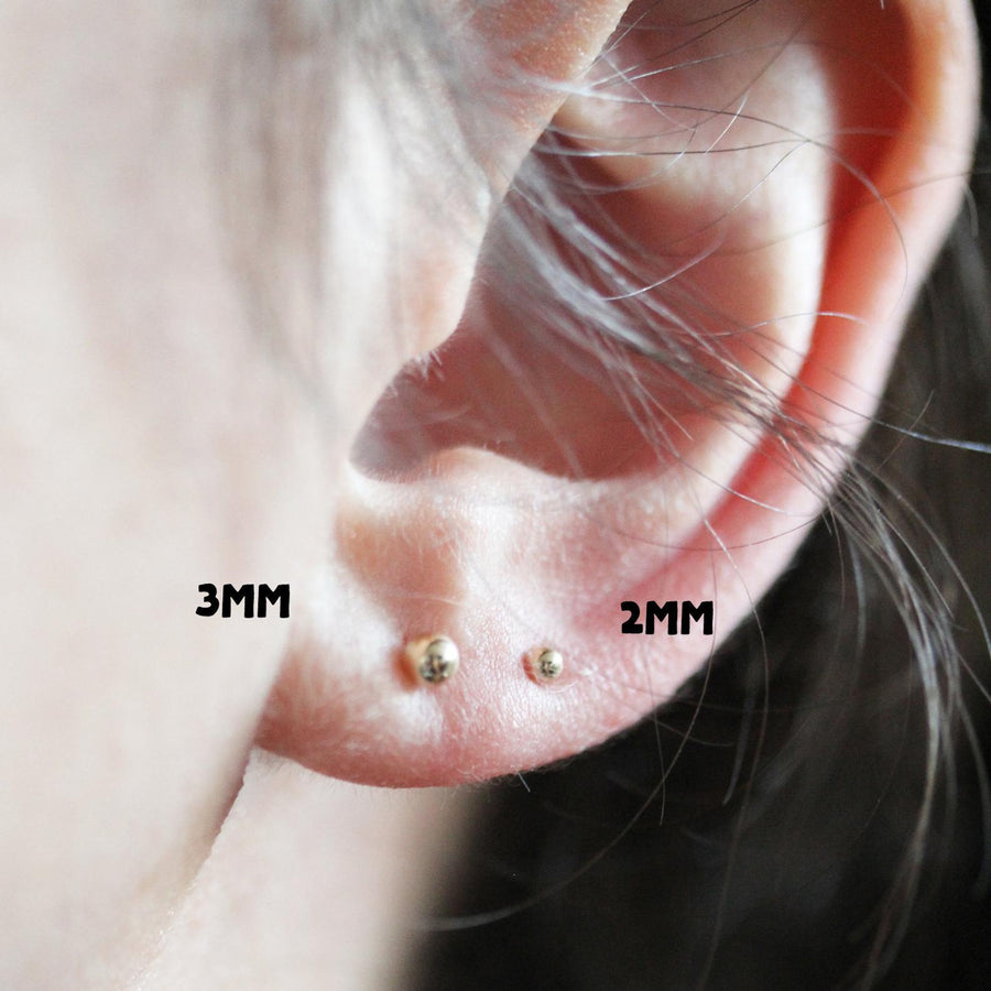 Boucles d'oreilles petits points