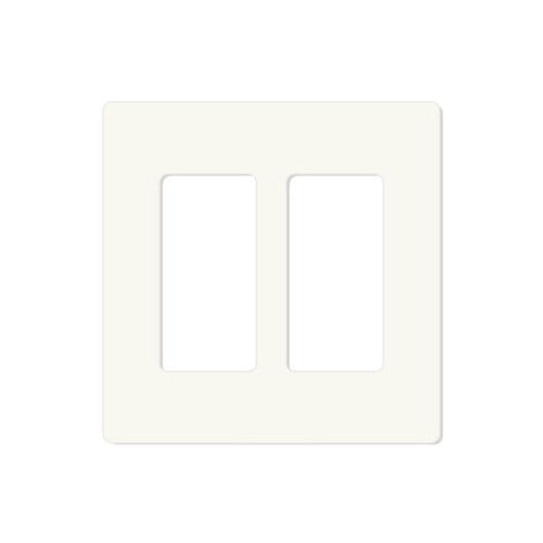 Leviton 80309 Sw 80309 Sw Electrical Wall Plate Decora Screwless 2 Gang White — Improve