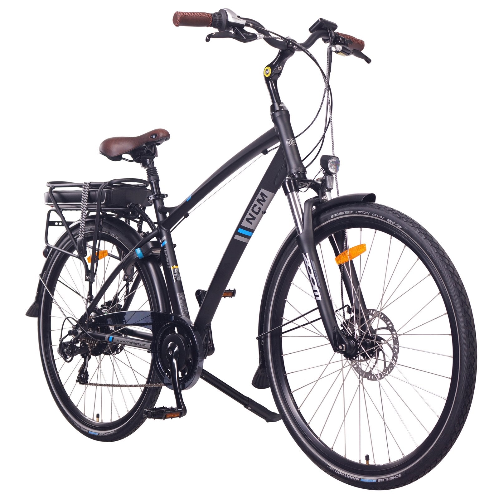 NCM Hamburg Trekking E-Bike, City-Bike, 250W, 36V 13Ah 468Wh Battery 28 [Black]