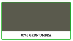 0745 - GRØNN UMBRA - 0.45 L